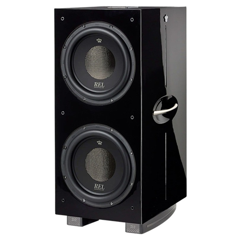 REL Acoustics 212 Black Label - Subwoofer Amplificato Hi-Fi & Home Theatre