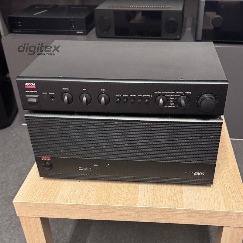 Usato - Adcom GFP-555II & GFA 5500, Preamplificatore e Finale di potenza stereo