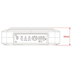 Subwoofer Amplificato 400 W Hi-Fi Car MACROM SW1000