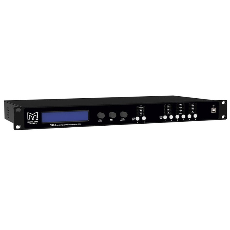 Processore Audio Professionale 2 Ingressi, 6 Uscite Martin Audio DX0.6