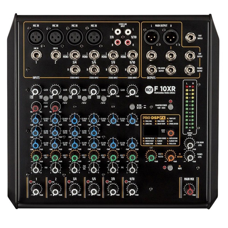 Mixer Analogico Professionale 10 Canali RCF F 10XR