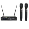 DAP Audio EDGE EHS-2 - Set Doppio Microfono Portatile Wireless 610-670 MHz