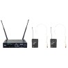 DAP Audio EDGE EBS-2 - Set doppio Beltpack Wireless 610-670 MHz