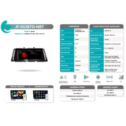 Autoradio per BMW Serie 7 F01/F02 dal 2013 al 2015 JF Sound JF-032B7O-NBT