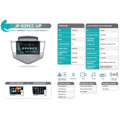 Autoradio per Chevrolet Cruze dal 2009 al 2011 JF Sound JF-039CC
