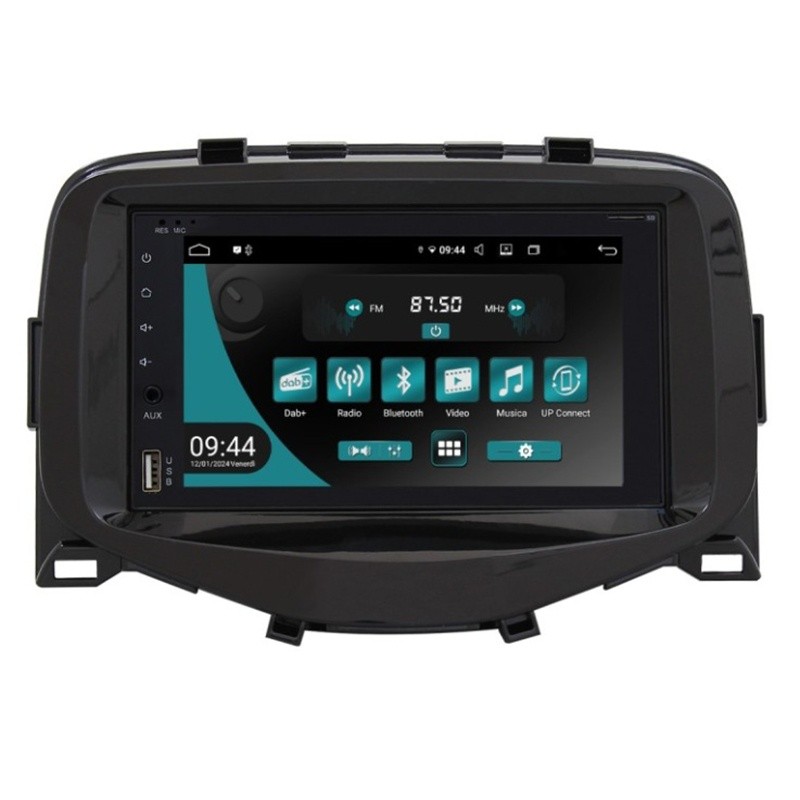 Autoradio per Peugeot 108 con Retrocamera Originale JF Sound JF-227-TA-1
