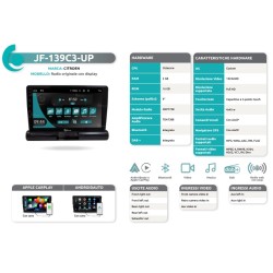 Autoradio per Citroen C3 dal 2016 Radio Originale con Display JF Sound JF-139C3