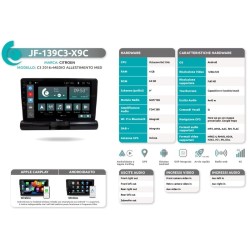 Autoradio per Citroen C3 dal 2016 Radio Originale con Display JF Sound JF-139C3