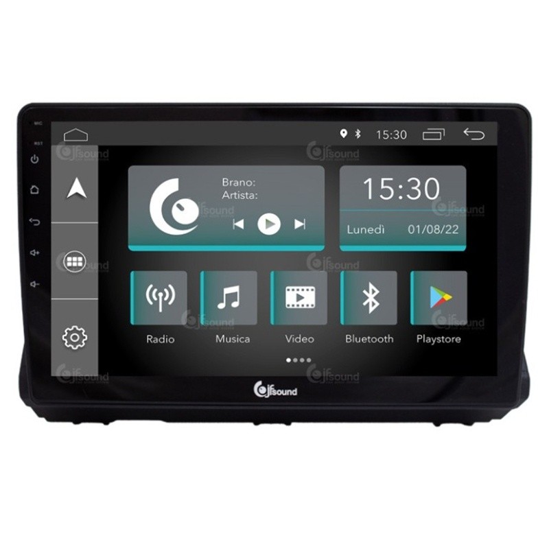Autoradio per Dacia Lodgy & Sandero dal 2021 senza radio originale (Mod.base) JF Sound JF-031DS-X7C