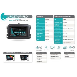 Autoradio CD/DVD per Fiat 500L dal 2012 al 2017 Pre-Restyling JF Sound JF227-FLO