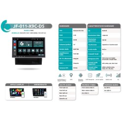 Autoradio per Fiat Ducato 250 dal 2006 al 2010 e dal 2014 JF Sound JF-011-D5