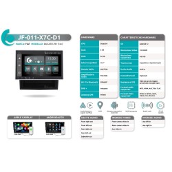 Autoradio per Fiat Ducato 291 dal 2014 JF Sound JF-011-D1