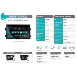 Autoradio per Fiat Ducato 8 dal 2021 JF Sound JF-011-D8