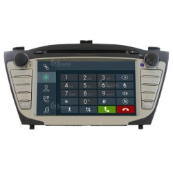 Autoradio CD/DVD per Hyundai IX35 dal 2010 con navi/retro/ampli e lcd grande di serie JF Sound JF-137H5-X9C-2