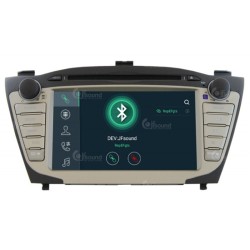 Autoradio CD/DVD per Hyundai IX35 dal 2010 con navi/retro/ampli e lcd grande di serie JF Sound JF-137H5-X9C-2