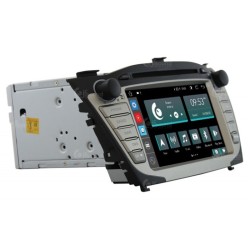 Autoradio CD/DVD per Hyundai IX35 dal 2010 con navi/retro/ampli e lcd grande di serie JF Sound JF-137H5-X9C-2