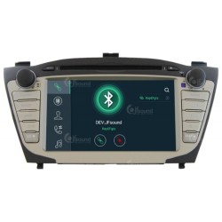 Autoradio CD/DVD per Hyundai IX35 dal 2010 con navi/retro/ampli e lcd piccolo di serie JF Sound JF-137H5-X9C-1
