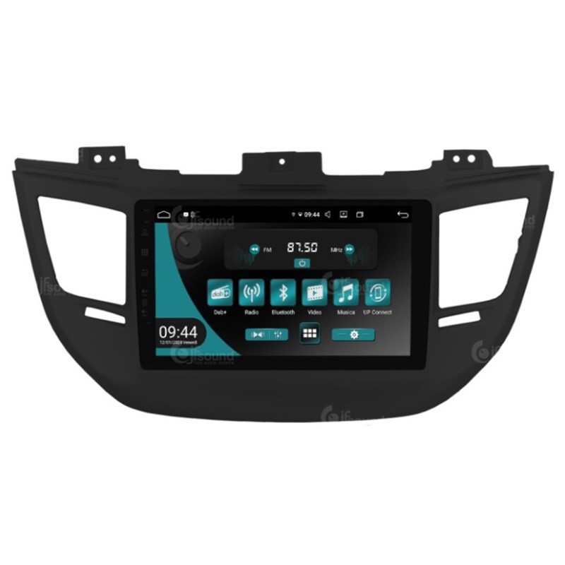 Autoradio per Hyundai Tucson dal 2015 al 2021 con Navi, Retro e Ampli Kenwood di serie JF Sound JF-131HT-2
