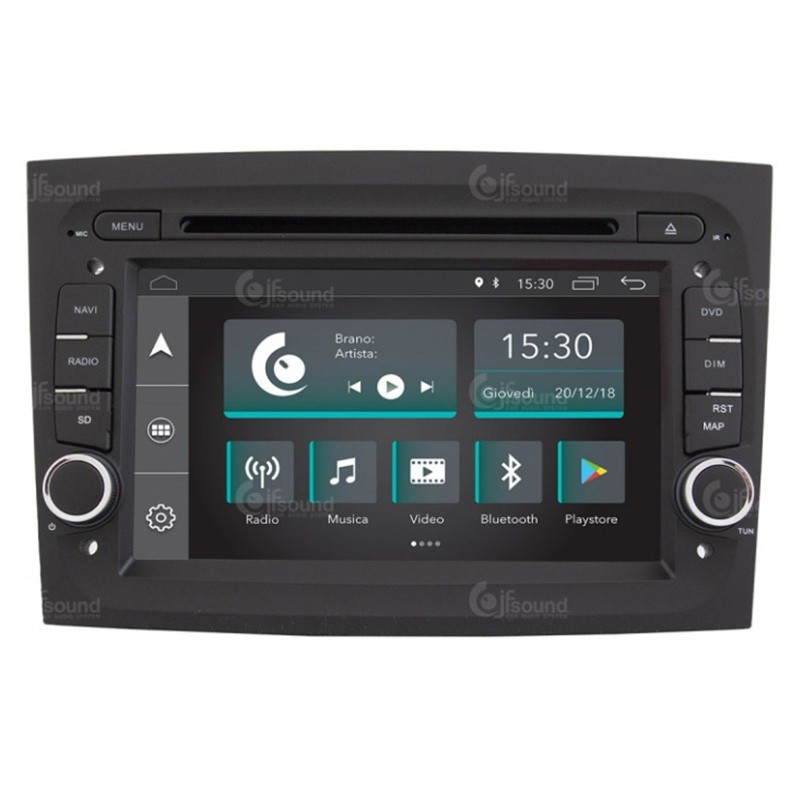 Autoradio CD/DVD per Fiat Doblò 2° generazione dal 2015 al 2022 JF Sound JF-037FD