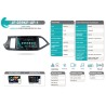 Autoradio per Kia Picanto dal 2011 al 2016 con navi + retro JF Sound JF-039KP-1