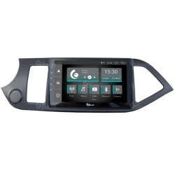 Autoradio per Kia Picanto dal 2011 al 2016 con navi + retro JF Sound JF-039KP-1