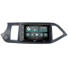 Autoradio per Kia Picanto dal 2011 al 2016 con navi + retro JF Sound JF-039KP-1