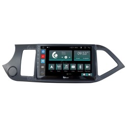 Autoradio per Kia Picanto dal 2011 al 2016 con navi + retro JF Sound JF-039KP-1