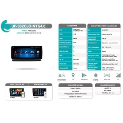 Autoradio per Mercedes CLS dal 2010 al 2012 JF Sound JF-032CLO-NTG4.0