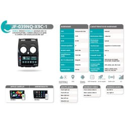 Autoradio per Nissan Qashqai 1° serie dal 2008 al 2013 (Camera Singola) JF Sound JF-039NQ-2