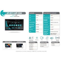 Autoradio per Opel Movano dal 20019 JF Sound JF-011-OM