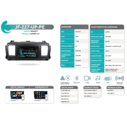 Autoradio per Peugeot Expert Terza Gen. dal 2016 JF Sound JF-227-PE