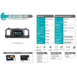 Autoradio per Peugeot Expert Terza Gen. dal 2016 JF Sound JF-227-PE