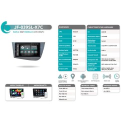 Autoradio per Seat Leon dal 2005 al 2012 JF Sound JF-039SL