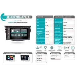 Autoradio per Toyota RAV4 Base dal 2006 al 2012 JF Sound JF-039TR4
