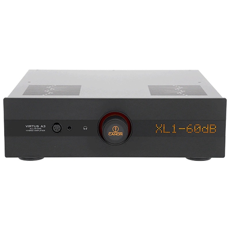 Canor Virtus A3 - Amplificatore Integrato Stereo Dual Mono Ibrido Hi-Fi