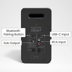 Kanto ORA4 - Diffusori Hi-Fi Amplificati Desktop