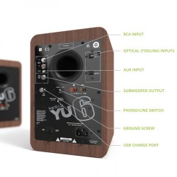 Kanto YU6 - Diffusori Hi-Fi Amplificati Bookshelf